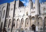 Der Papstpalast in Avignon - Eingang