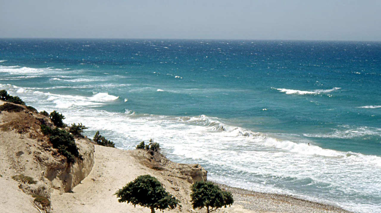 Der Wave Beach bei Agios Theologos