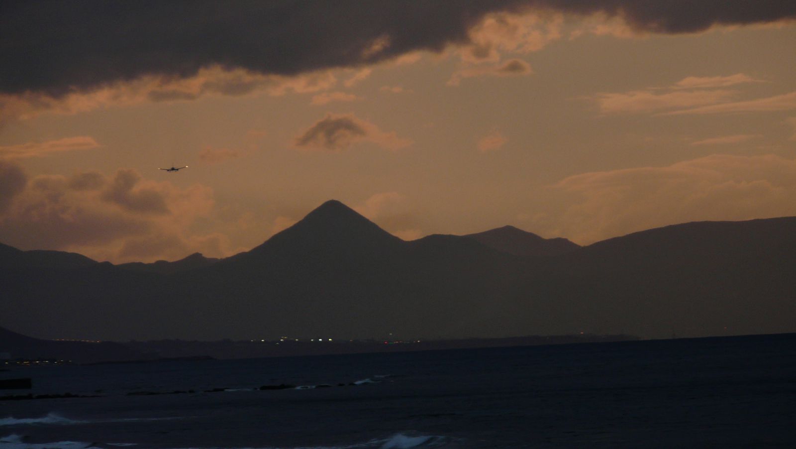 Anflug Heraklion (gesehen von Anissaras)