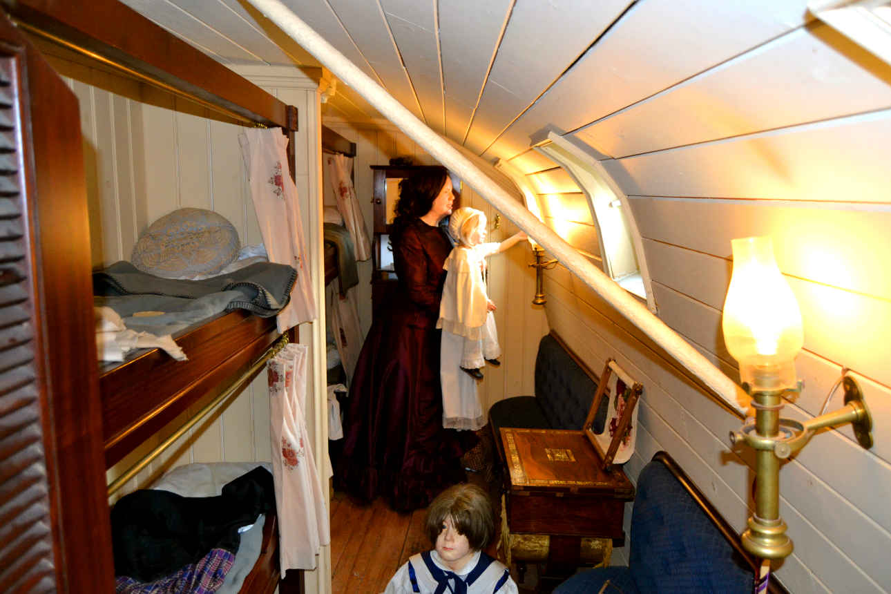 Die first Class der SS Great Britain