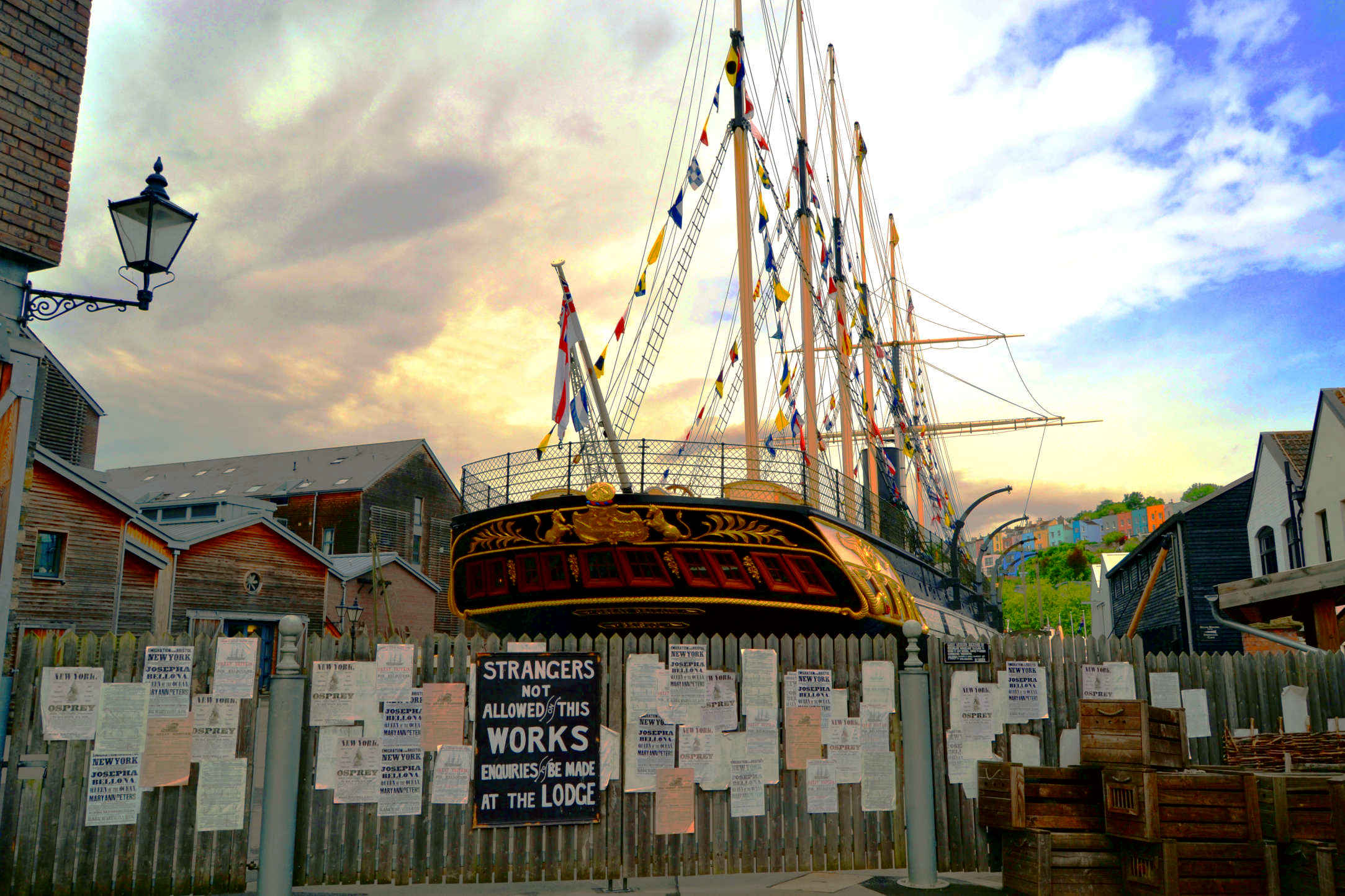 Die Docks der SS Great Britain