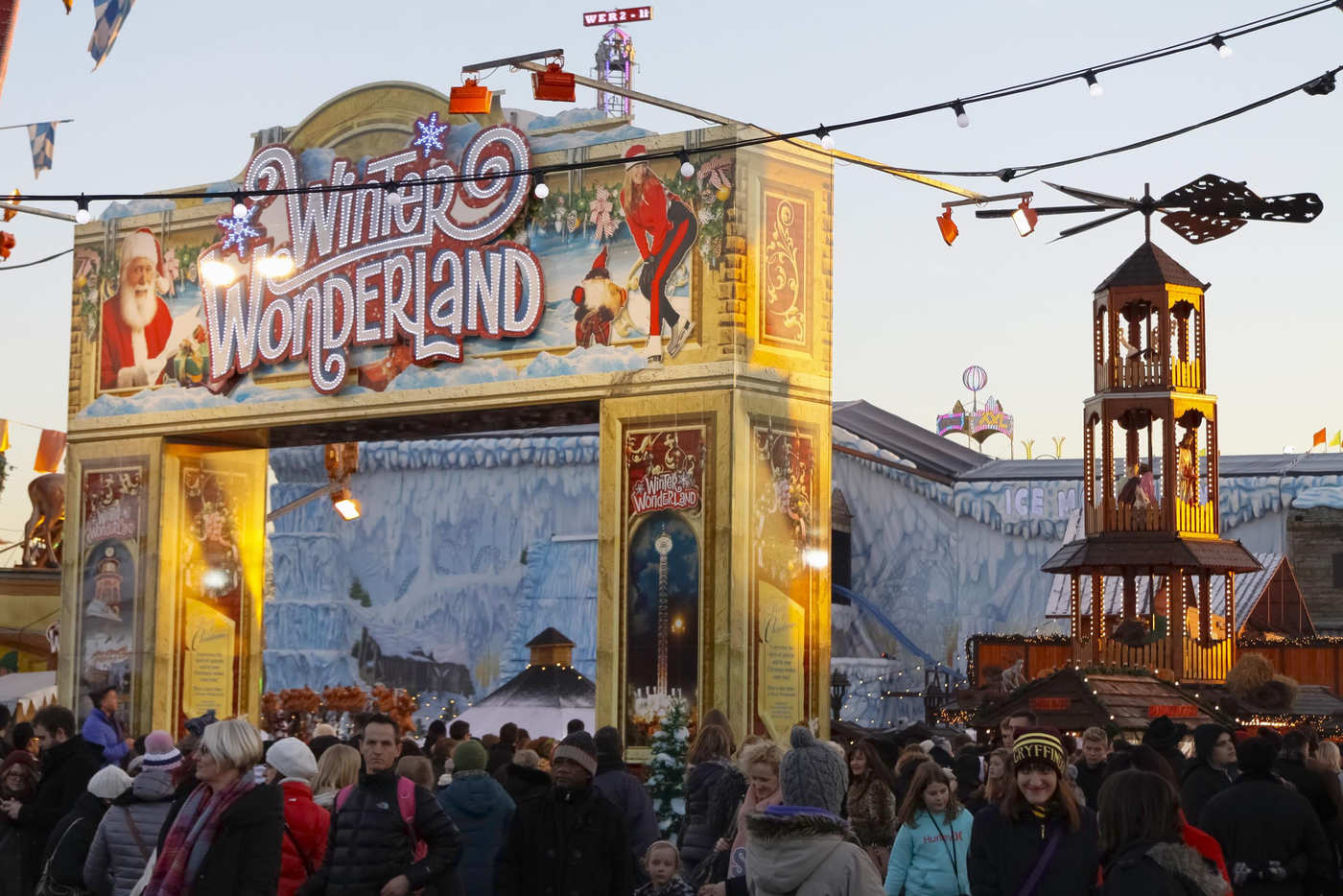 Die Eisbahn im Hyde Park