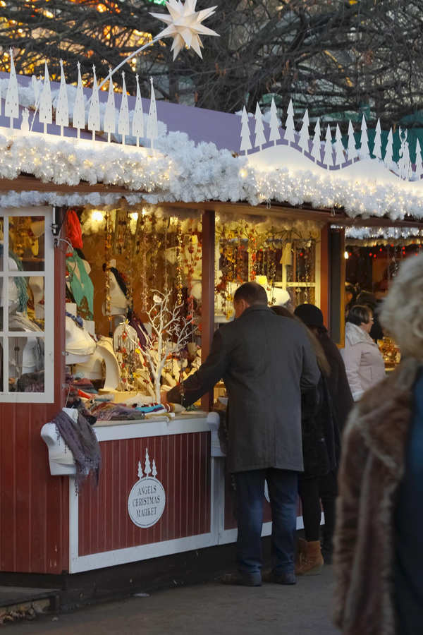 Im Hyde Park zur Vorweihnachtszeit