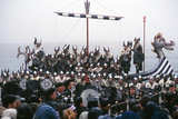 Up-Helly-Aa - Feuerfestival - Galeere mit Mannschaft von Udo Haafke