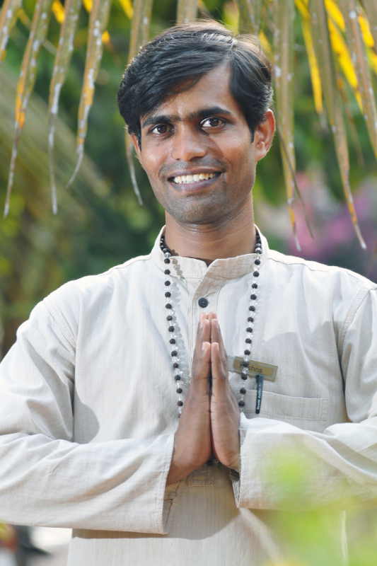 Krishna ist einer der drei indischen Yoga-Lehrer im SwaSwara