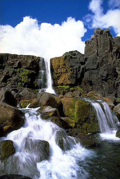 Wasserfall Öxaráfoss
