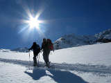 Schneeschuhwanderung auf dem G.S. Bernardo von Assessorato Turismo Valle d’Aosta c/o Maggioni TM