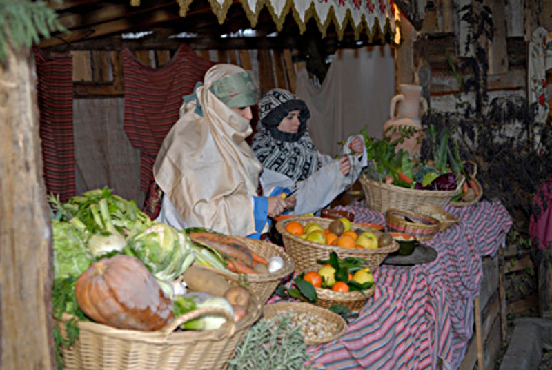 Die lebende Krippe von Piubega: Stand by Amici del Presepio Vivente c/o Maggioni Tourist Marketing