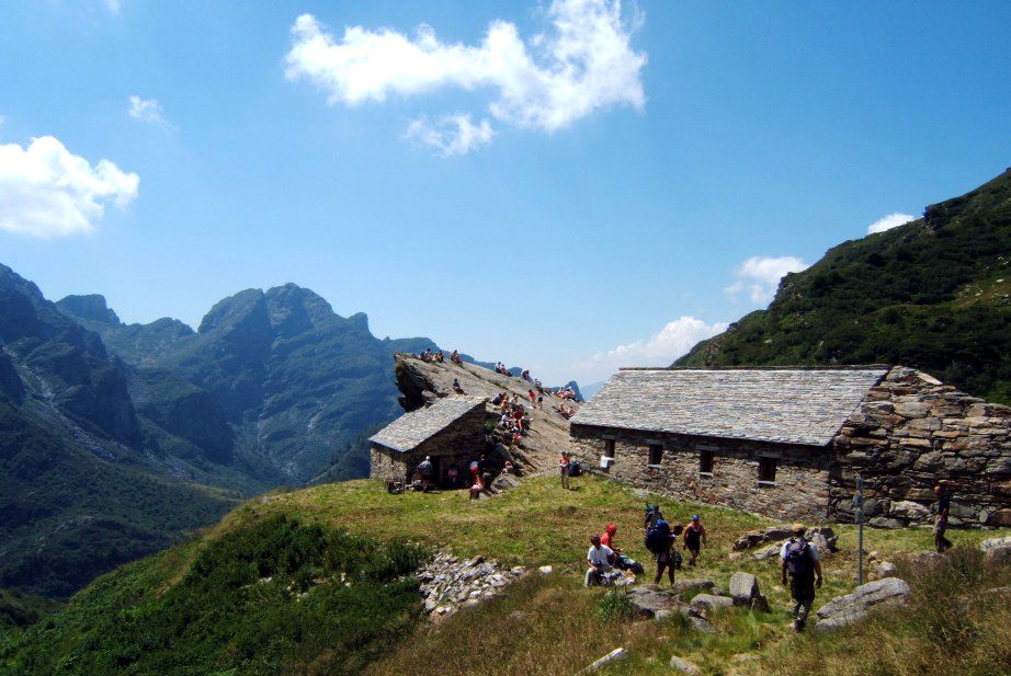 Alpe Straolgio auf 1800 Meter Höhe