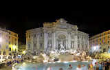 Nachts am Trevi Brunnen von Wjh31