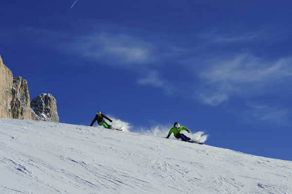 Wintersport in Carezza