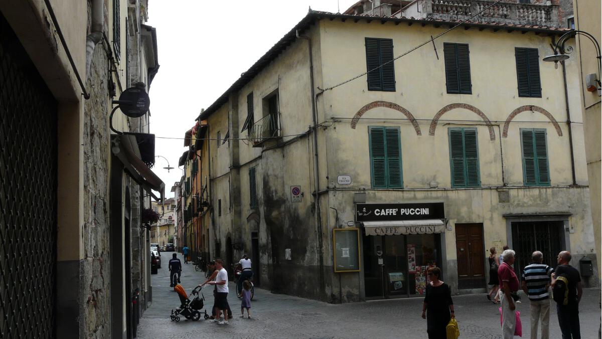 In der Via Filungo, Lucca