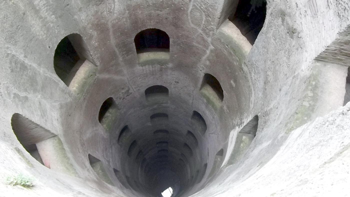Orvieto - Pozo die San Patrizio, ein begehbarer Brunnen