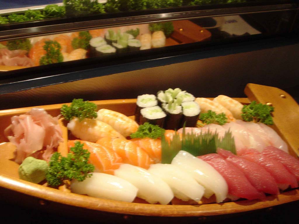 am addicted to sushi...