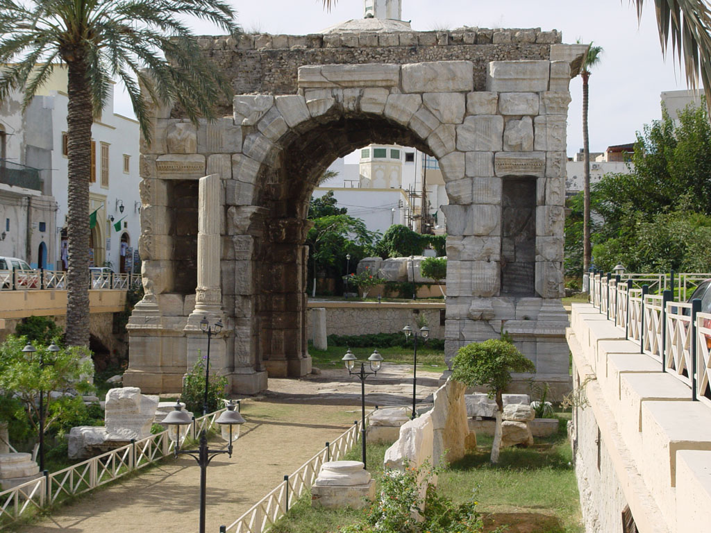 Marcus Aurelies Arch in Tripoli, Libya.