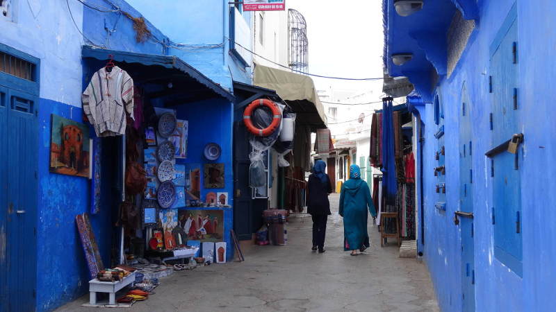 Gasse in Chefchaouen