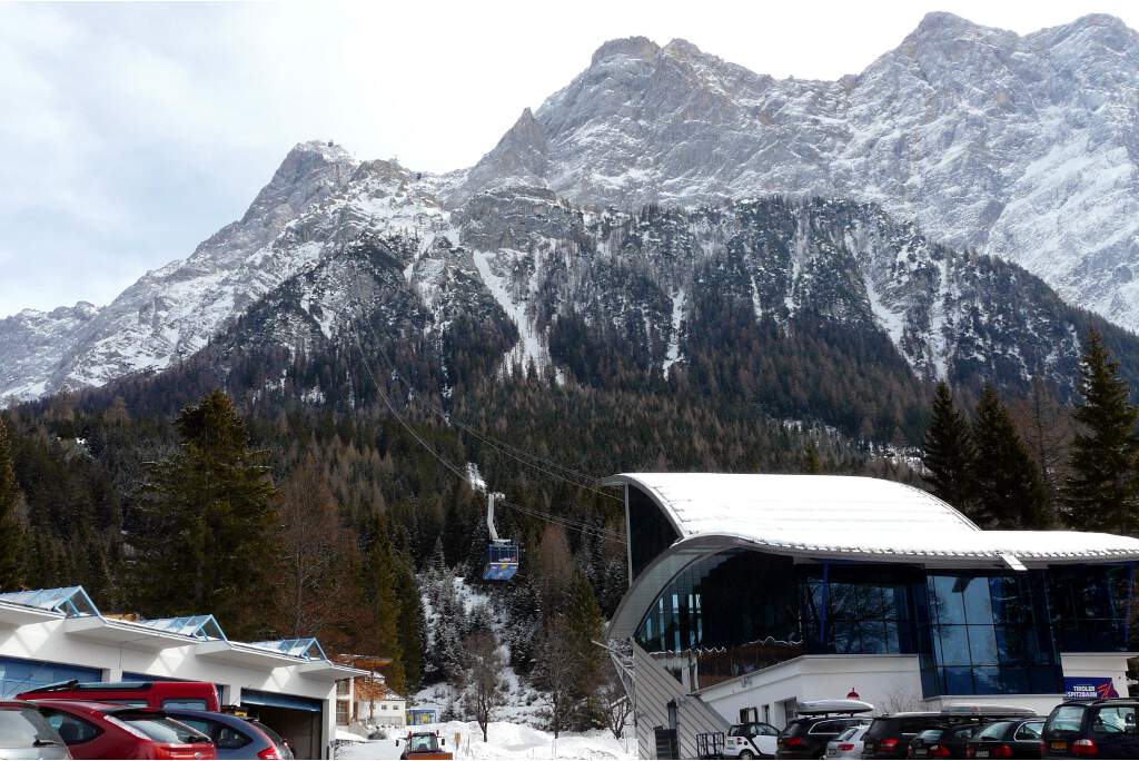 Talstation der Ehrwalder Zugspitzbahn