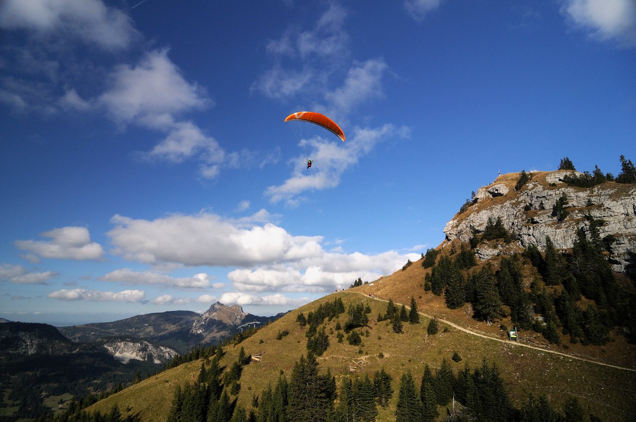 Paragliding-Startplatz Neunerköpfle, beliebtester Flugberg im Tannheimer Tal