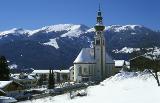 Blick auf die Kirche Oberau