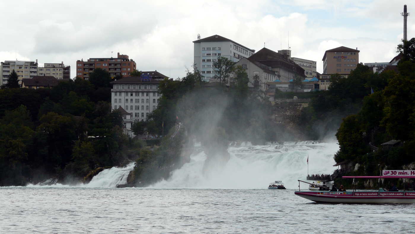 Bootsfahrt zum Rheinfall