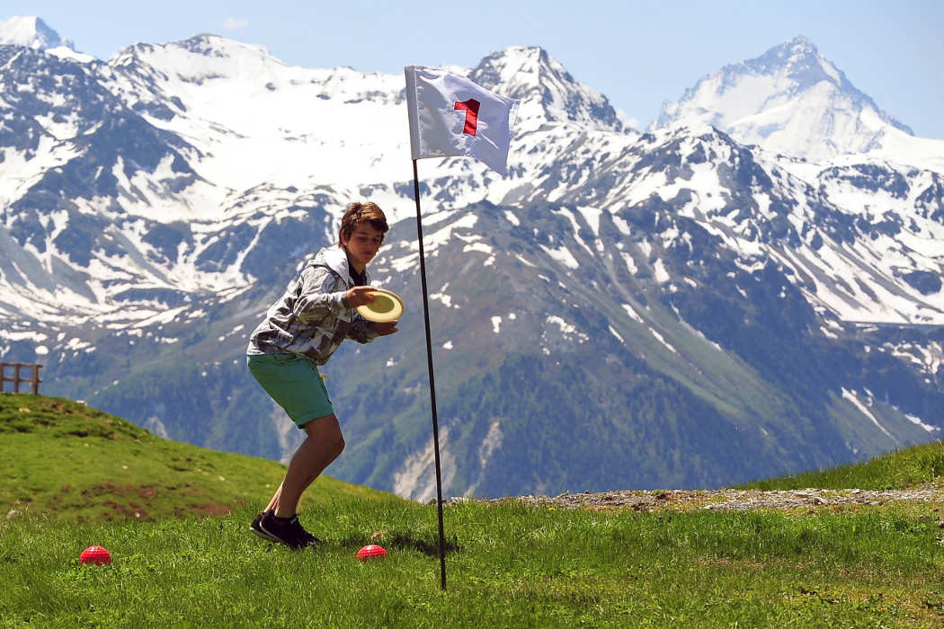 Frisbee Golfer auf dem Torrent