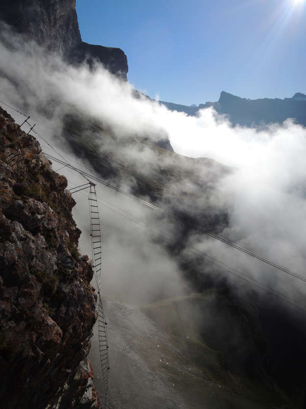 Der Erlebnisklettersteig Leukerbad