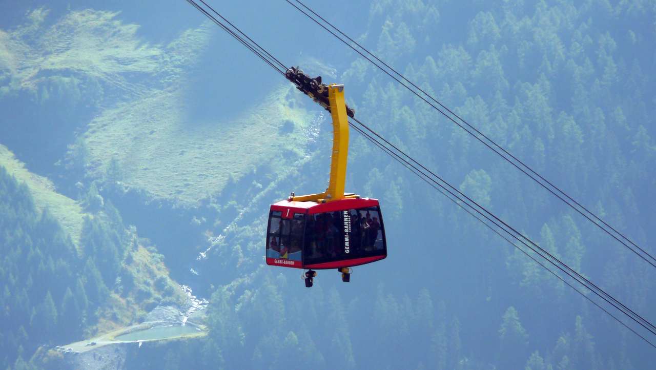 Neue Kabine der Gemmibahn