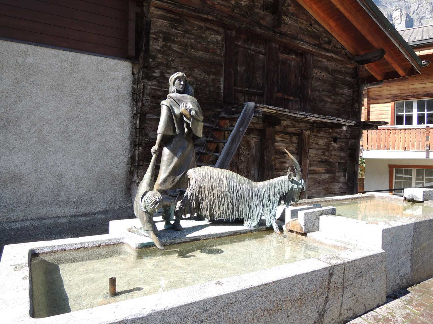 Ziegenbrunnen Leukerbad