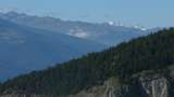 Der Gipfel vom Mont Blanc, Standpunkt bei Albinen