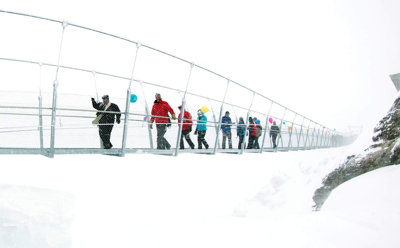 Erstbegehung des Titlis Cliff Walk