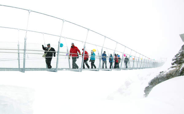 Erstbegehung des Titlis Cliff Walk