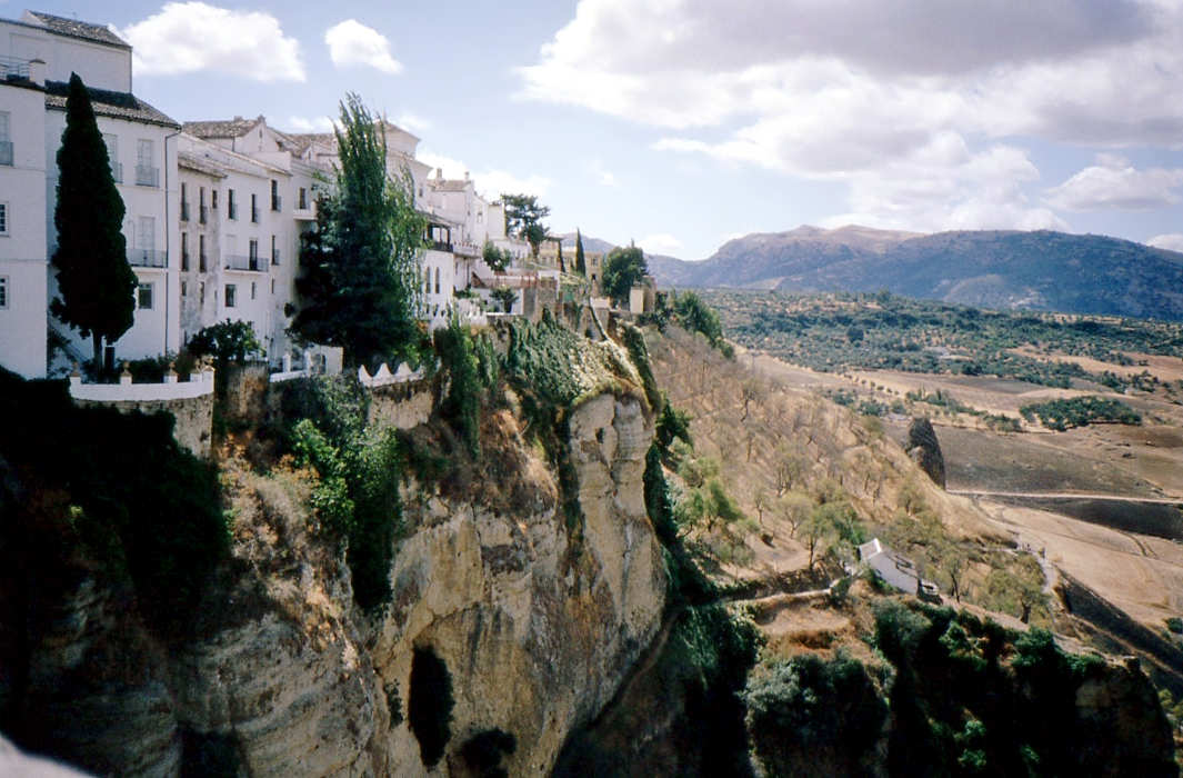 Ronda: Häuser an der Schlucht