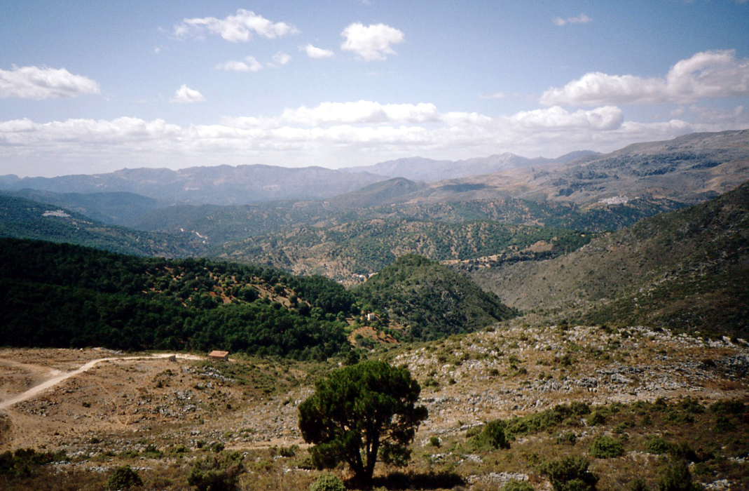 Die Sierra Nevada in der Nähe von Ronda