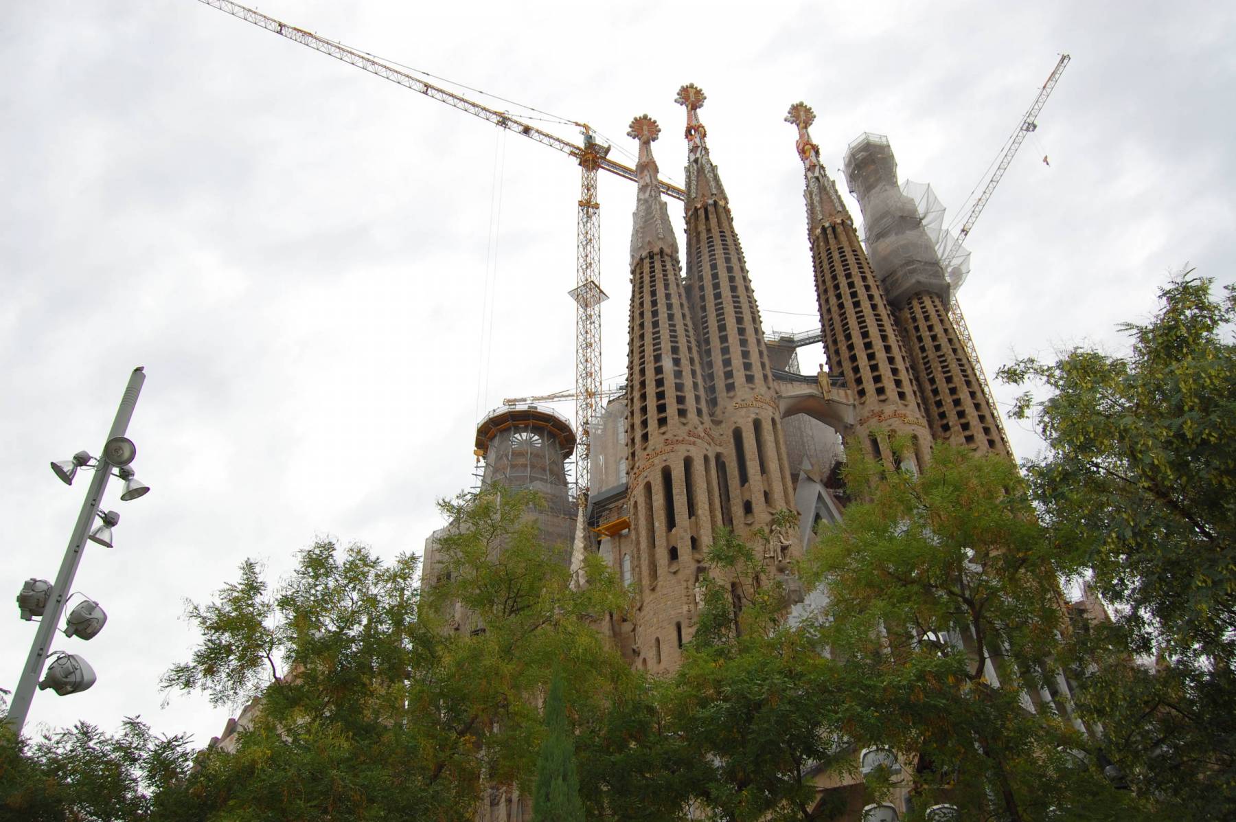 Die wohl sch�nste Baustelle der Welt: Sagrada Familia in Barcelona