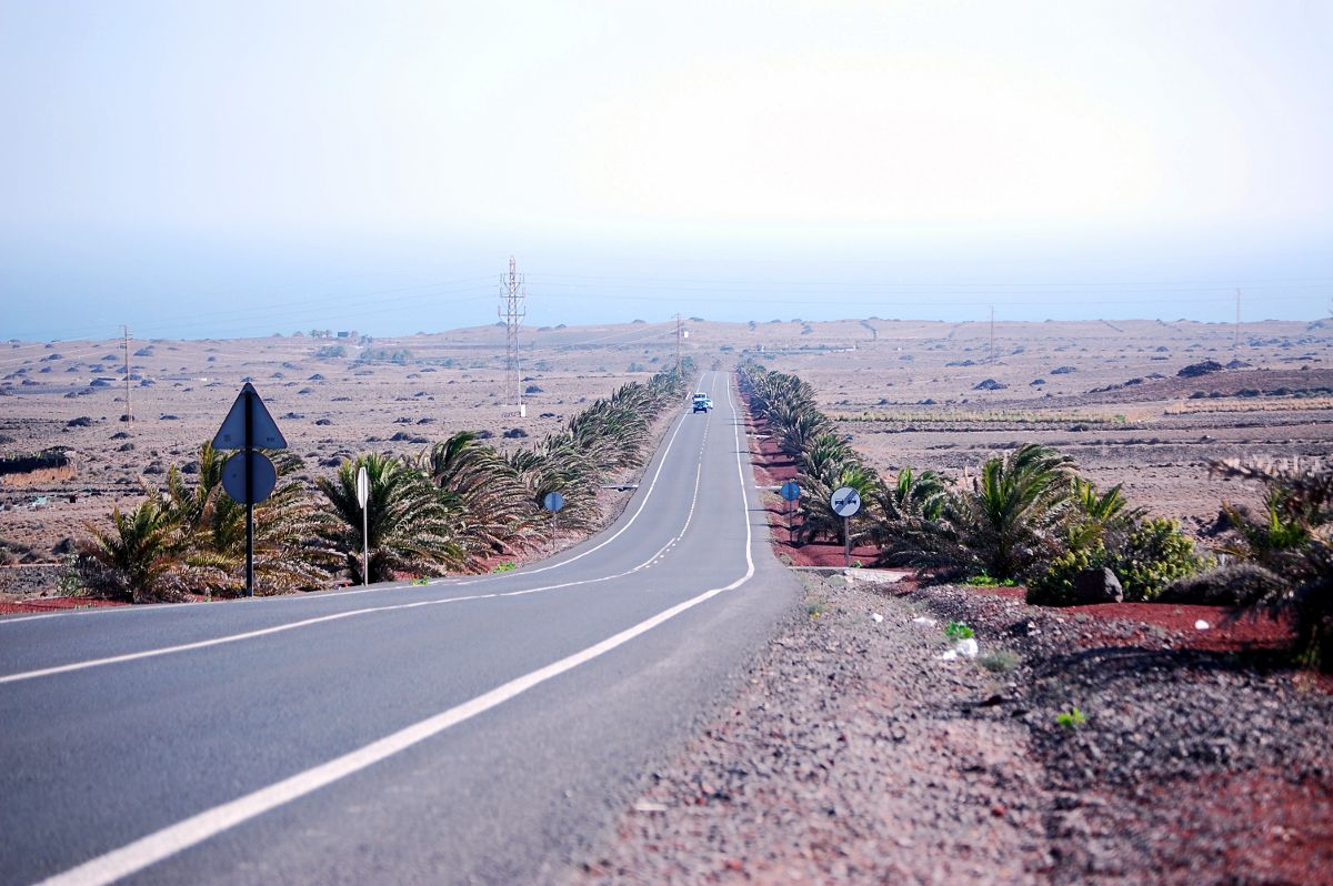 Landstraße bei Arrecife