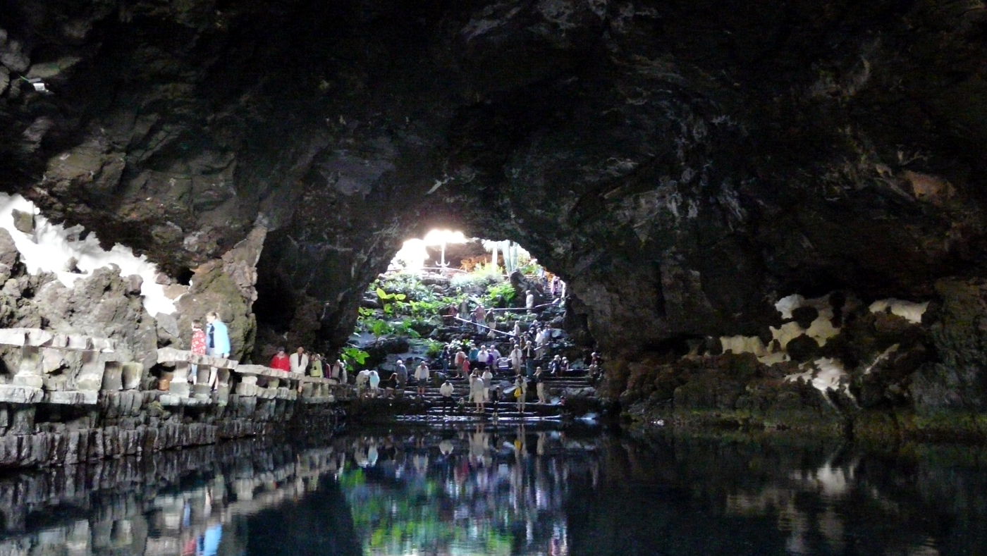 Der Weg durch das Jameo del Agua