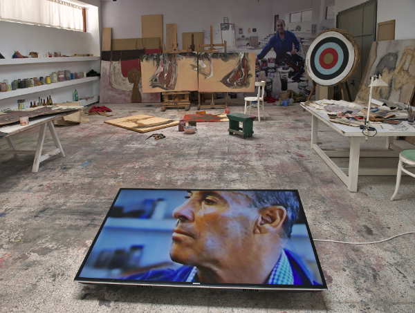 Die Werkstatt des Künstlers César Manrique in seinem Haus in Haría 