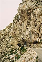 Tunnel auf der MA-2210 Cap Formentor