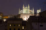 Blick von der Dachterrasse des Hotel TRES auf die Kathedrale La Seu