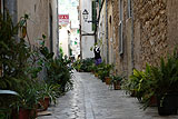 Gasse in der Innenstadt von Soller