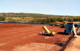 Rooibosh-Farm in Clanwilliam, hier wird die Rohware im Freien getrocknet + fermentiert