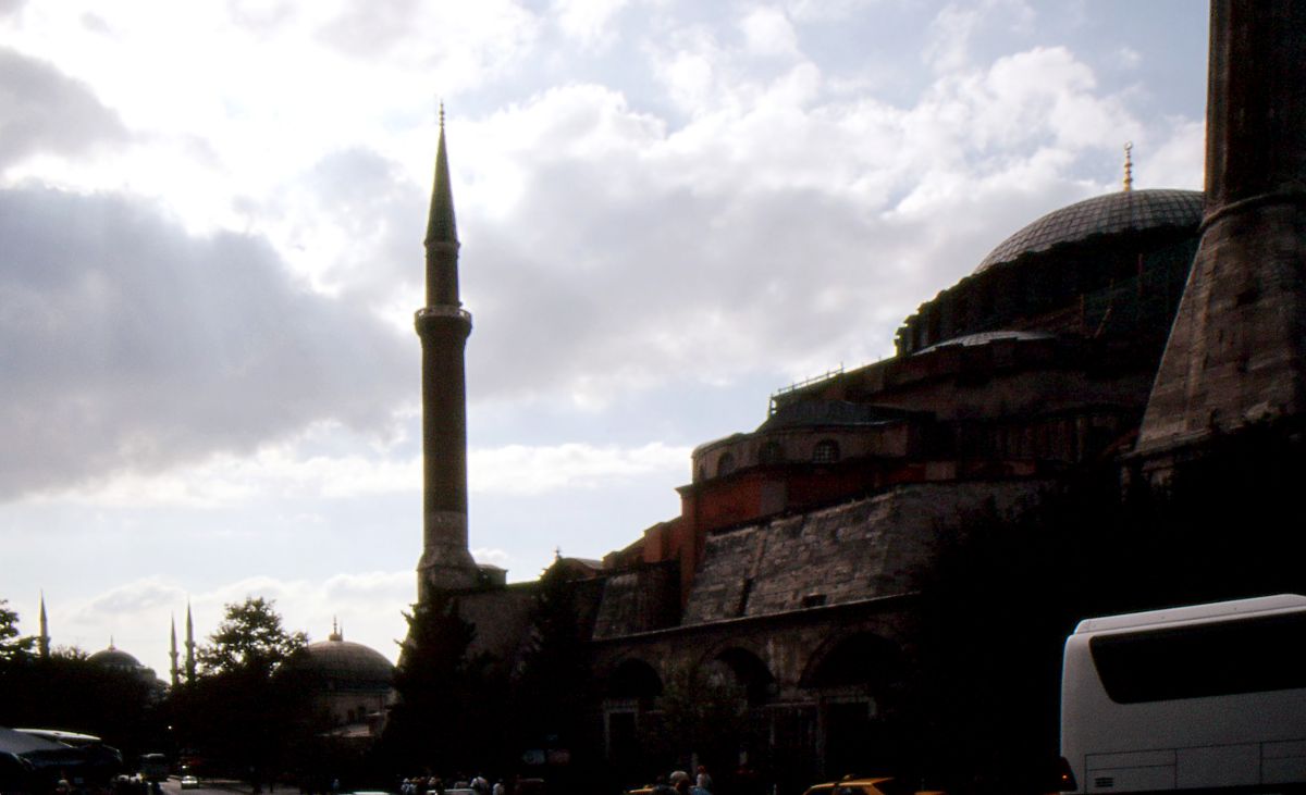 Hagia Sophia im Gegenlicht