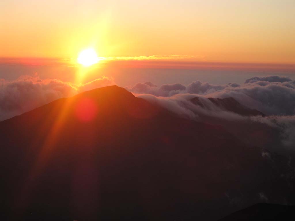 Sonnenaufgang auf dem Haleakalā