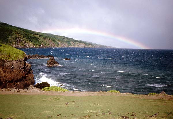 Regenbogen in der Nähe der 7 Sacred Pools