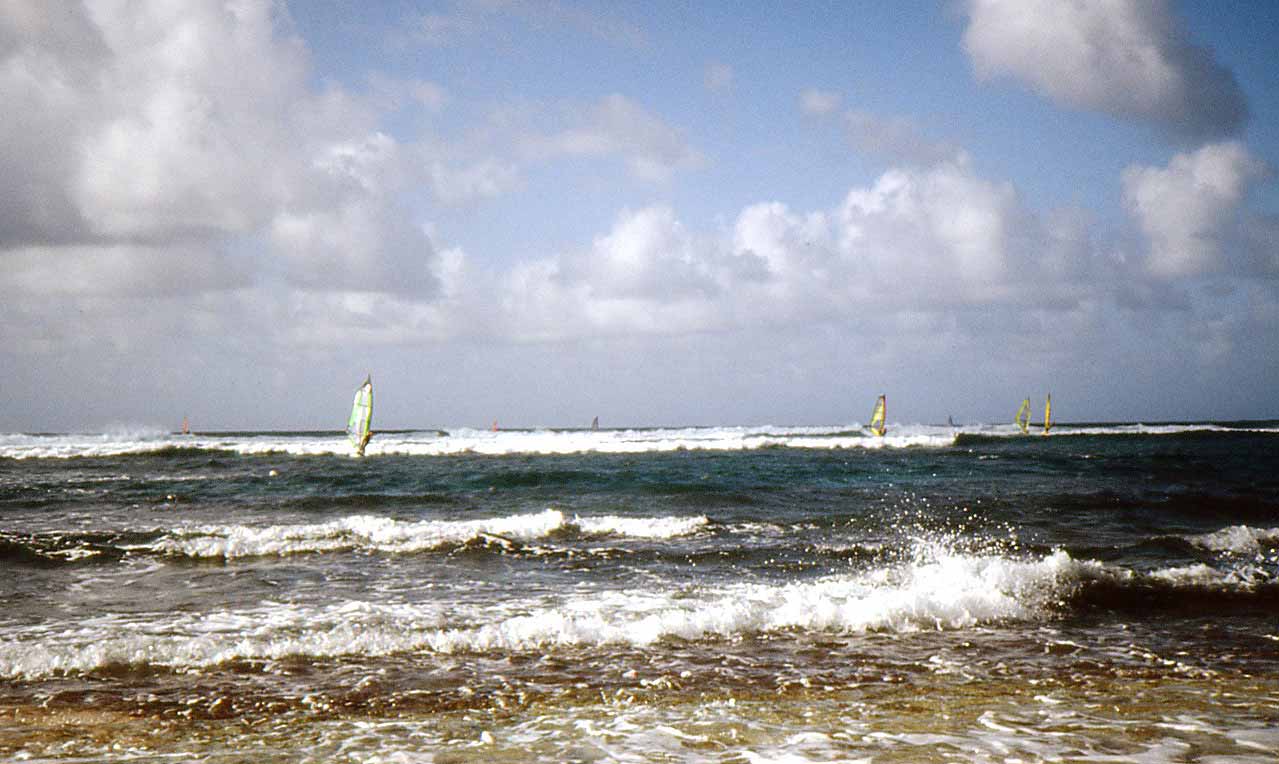 Windsurfer am Sunset Beach by Hihawai