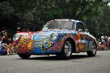 Porsche 356 auf der Art Car Parade von Alex Brogan