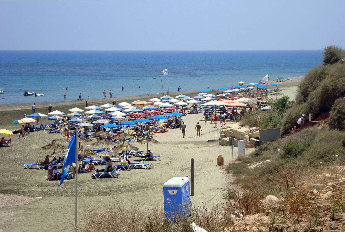Faros Beach - Strand im Dorf Perivolia bei Larnaca